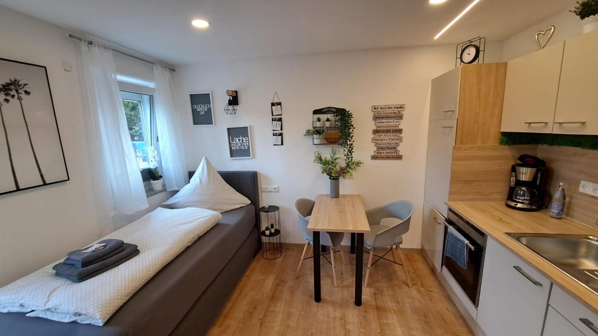 Appartment-Ferienwohnung Mit Kueche, Bad, Kostenlos Wlan, Modern Eingerichtet رودنغ المظهر الخارجي الصورة