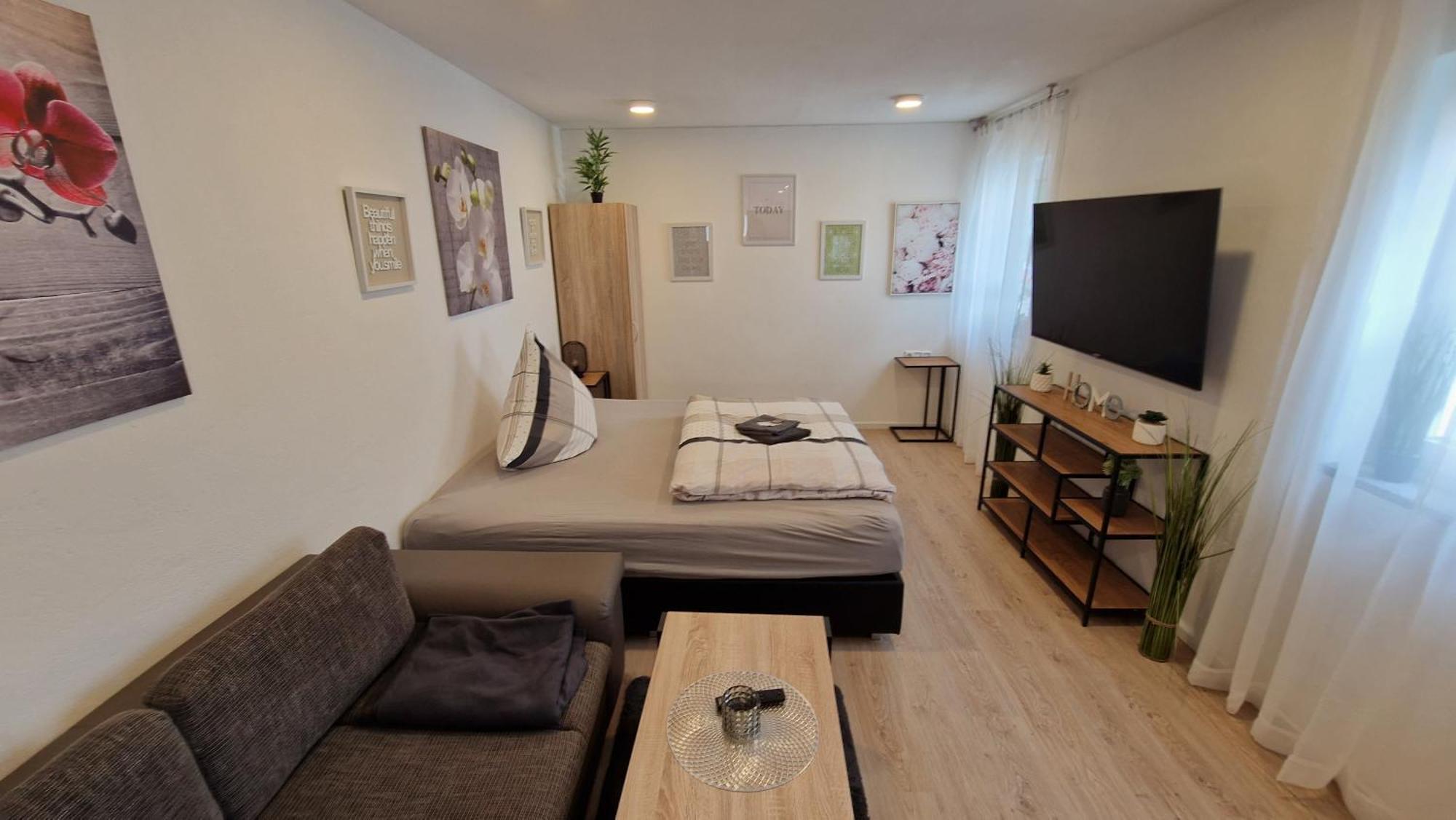 Appartment-Ferienwohnung Mit Kueche, Bad, Kostenlos Wlan, Modern Eingerichtet رودنغ الغرفة الصورة