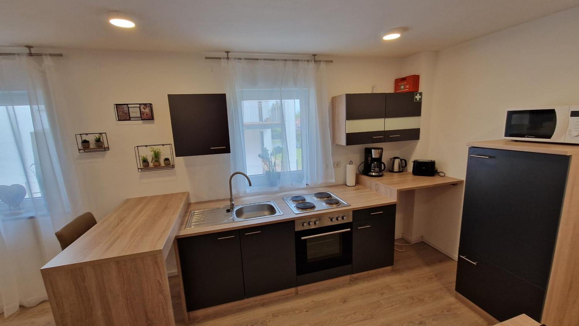Appartment-Ferienwohnung Mit Kueche, Bad, Kostenlos Wlan, Modern Eingerichtet رودنغ الغرفة الصورة